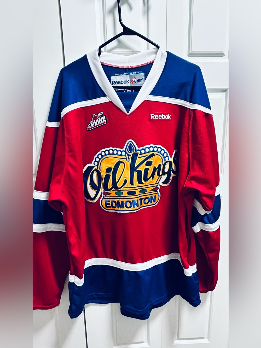 Reebok Edmonton Oil Kings WHL Hockey Jersey – Adult XL – Made in Canada